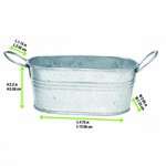 PacknWood 210SXM04, 7 Oz Mini Metal Tub Bucket, 36/PK