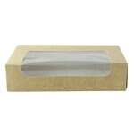 PacknWood 210TOASTK, 28 Oz Kraft laminated Window Box, 200/CS