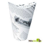 PacknWood 210TPASK16 2.36x5.5-inch News Print Closable Perforated Snack Cup, 1000/CS