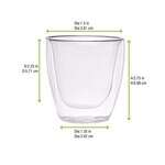 PacknWood 210VBOBOOGY, 2.5 Oz Double Wall Short Mini Glass, 48/PK