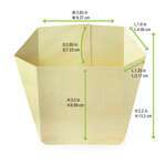 PacknWood 210WCHIP1, 6 Oz Wooden French Fry Scoop, 200/CS