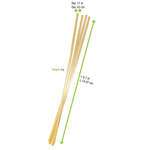 PacknWood 210WHTSTRAW14, 5.5-inch Unwrapped Natural Wheat Straws, 1500/CS