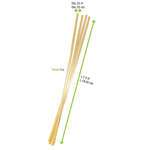 PacknWood 210WHTSTRAW19, 7.5-inch Unwrapped Natural Wheat Straws, 1000/CS