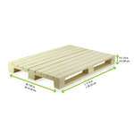 PacknWood 210WP3020, 11.8-inch Serving Wood Pallet, 16/PK