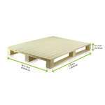 PacknWood 210WP4030, 15.75-inch Serving Wood Pallet, 6/PK