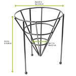 PacknWood 294CONE1512, 6-inch Tripod Metal Cone Holder, 6/PK