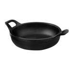 PacknWood 294GSFT200, 6.8 Oz Round Cast Iron Server with Handles, 6/CS