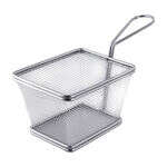 PacknWood 294PAN11, 12 Oz Mini Stainless Steel Fryer Basket, 6/PK