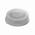 CLOSEOUT - Pactiv P4418Z, 18-Inch Clear Plastic Dome Lid for 4418 & 4518 Aluminum Trays, 50/CS