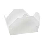 Pactiv SMB02WHT, 8.5x6.25x1.9-Inch White #2 Folded Paper Container, 140/CS