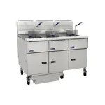 Pitco SG14RS-3FD, Multiple Battery Gas Fryer