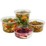 Placon 16RPL, 16 Oz Deli Container Base, 500/Cs. Lids Are Sold Separately