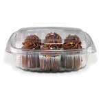 Placon CS24DL, 24-Ounce Crystal Seal Clear PET Combo, Container with Dome Lid, 200/CS