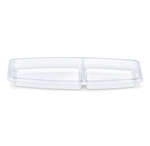 Placon FS1-T1C 9-Inch Fresh-n-Clear Selectables 2-Compartment Clear Center Inset, 450/CS
