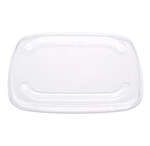 Placon FS2-L1, 7.5" Fresh-n-Clear Selectables Flat Clear Overcap Lid, 300/Cs (Discontinued)