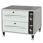 Prepline DW2, Double Freestanding Stainless Steel Drawer Warmer, 900W, 120V