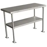 Prepline PDOS-1870, 18x70-inch Stainless Steel Double Deck Overshelf