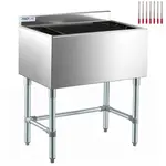 Prepline PIB183612-7CPT, 18x36-Inch 119 lb. Underbar Ice Bin with 7 Circuit Cold Plate and Bottle Holders