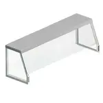 Prepline SG-1560, 60-Inch Angled Sneeze Guard for Steam Tables, Salad Bars