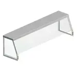Prepline SG-1574, 74-Inch Angled Sneeze Guard for Steam Tables, Salad Bars