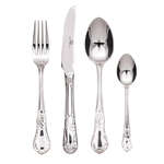 Royal Flatware RF2228TS, Countess Heavyweight Teaspoon, 18/10 Stainless Steel, Mirror Finish, 12/CS