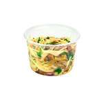 SafePro 16R, 16 Oz Clear Deli Containers, 500/CS. Lids Sold Separately.