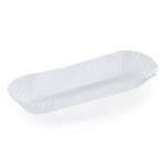 SafePro 4.5EC 4.5-Inch White Oblong Eclair Paper Baking Cups, 10000/CS