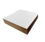 SafePro 88200C 8x8-Inch White Square Corrugated Cardboard Pads, 200/CS