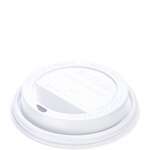 SafePro DDL10SW White Traveler Dome Lid for 10(Squat)/12/16/20/24 Oz Cups, 1000/Cs (Discontinued)