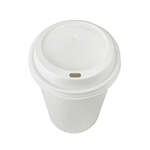 SafePro DDL10W White Dome Lid for 10/12/16/20 Oz Cups, 1000/CS