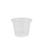 SafePro FK075, 0.75 Oz Clear Polypropylene Portion Cup, 2500/CS. Lids Sold Separately.