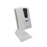 SET: SafePro Automatic Wall Mount 40.5 Oz Dispenser with Countertop Stand and 128 Oz Hand Sanitizer