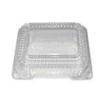 SafePro LBH-656, 6.87x6x3.37-Inch Clear Hinged Containers, 500/CS