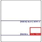 SafePro LST-8020, Printing Scale Label, 58x60 mm, UPC and Ingredients, 500-pCS Roll, 1 DZ