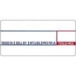 SafePro LST-8000, Printing Scale Label, 58x30 mm, Non-UPC, 1000-pcs Roll, 1 DZ