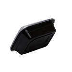 SafePro MC818, 12 Oz. Rectangular Microwavable Containers Combo, Black Bottom, 150/CS