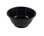 SafePro NB32B, 32-38 Oz Black Round Microwavable Noodle Bowl with Lid, 150/CS