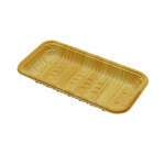 SafePro PL2PPY, 5.3x8.3x1-Inch #2PP Yellow PP Plastic Meat Trays, 500/PK