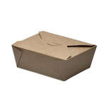 SafePro Eco SB08 45 Oz 6.75x5.5x2.5-Inch Take-out Microwavable Kraft Paper Container #8, 300/CS