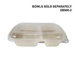 SafePro Eco SB1000L PET Clear Rectangular Lid for Fiber Trays (SB750, SB900-2, SB1000), 300/CS