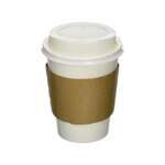 SafePro SB20 Kraft Paper Hot Cup Jacket/Sleeves for 10-24 Oz Cups, 1000/Cs