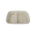 SafePro Eco SB900-2 8.5x6x1.5-Inch 28 Oz 2-Compartment Bio Rectangular Fiber Tray, 300/CS (Discontinued)