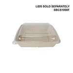 SafePro Eco SBCS1000 8x8x1.5-Inch 32 Oz Bio Square Fiber Tray, 300/CS
