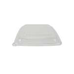 SafePro Eco SBCS1000F PET Clear Square Lid for Fiber Trays (SBCS1000, SBCS1000-3), 300/CS