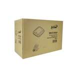 SafePro Eco SBCS1000F PET Clear Square Lid for Fiber Trays (SBCS1000, SBCS1000-3), 300/CS