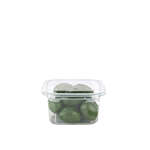 SafePro SC1-L, PET Clear Lid for 6-14 Oz PET Square Deli Containers, 500/CS