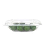 SafePro SC3-12C, 12 Oz Deep Clear PET Square Containers, 450/CS. Lids Sold Separately.