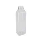 SafePro SJB16 16 Oz 7.5-Inch Clear PET Plastic Juice Bottle, 160/CS
