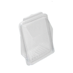 SafePro SP-WR-2, 5x6.3x2.5-Inch PET Clear Tamper Evident Plastic Wrap Container, 200/CS
