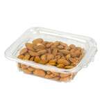 SafePro TE8 8 Oz Tamper Evident Clear Plastic Container with Hinged Lid, 240/CS